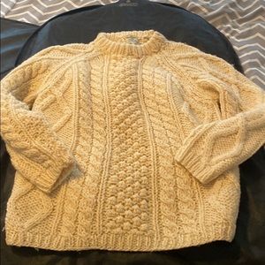 Women's Wool cable neck sweater